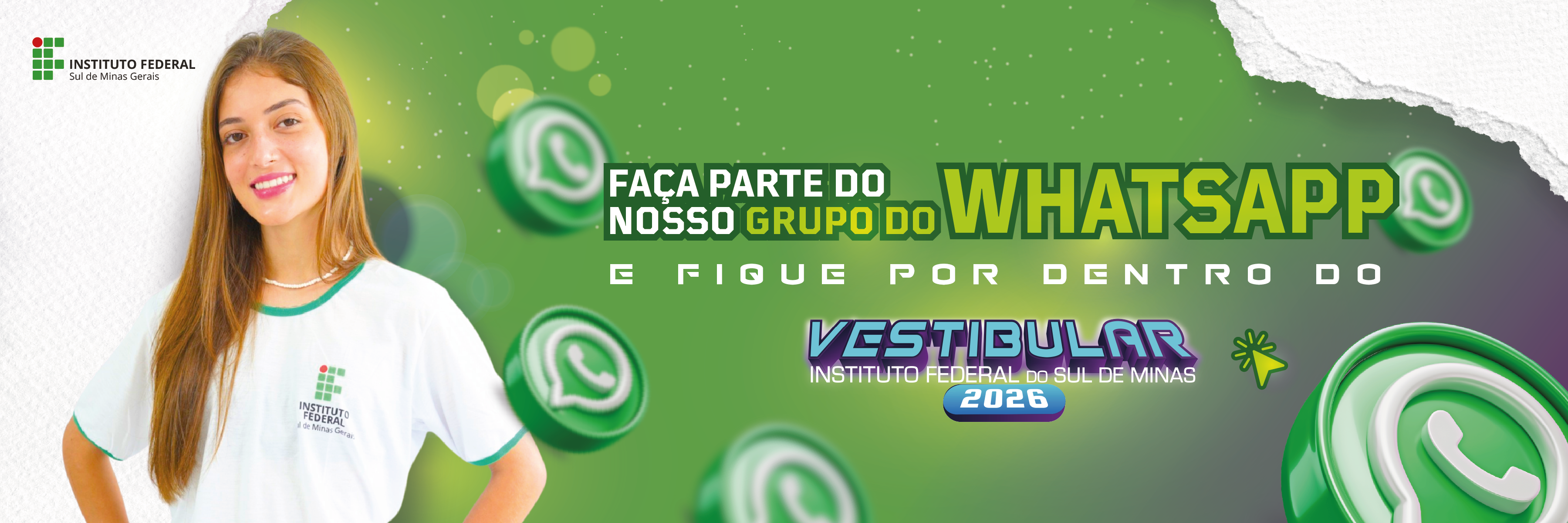 Banner rotativo do IFSULDEMINAS